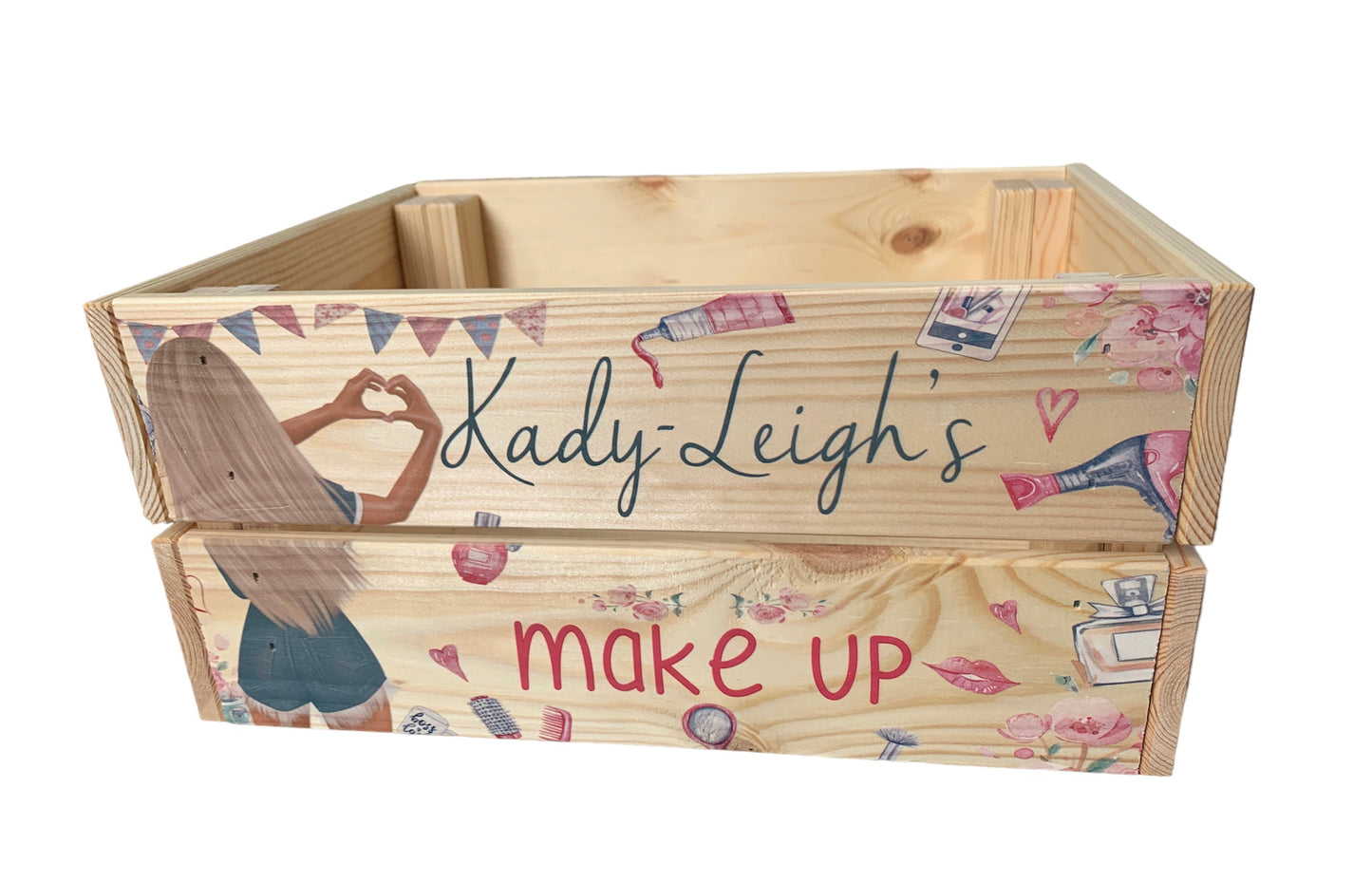 Make up personalised crate