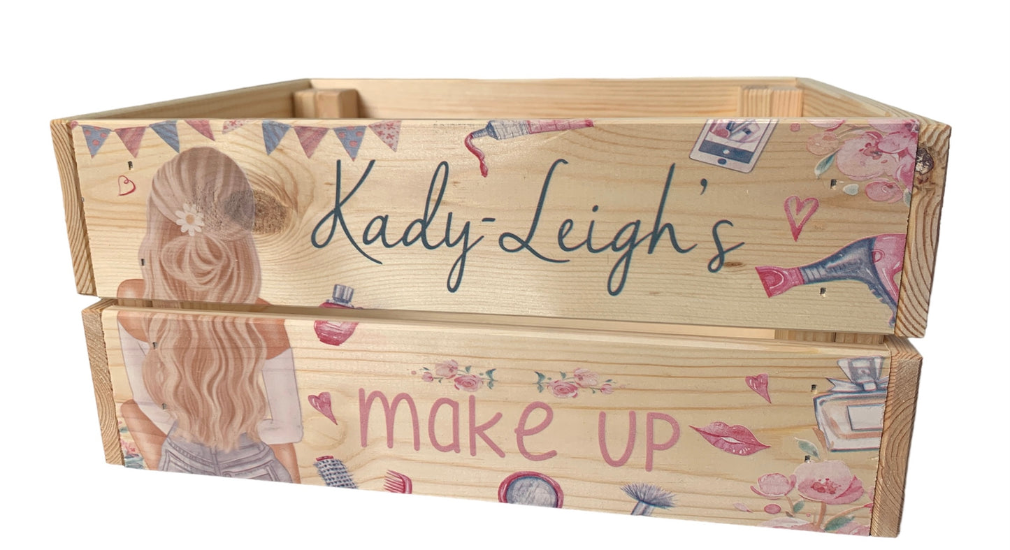 Make up personalised crate