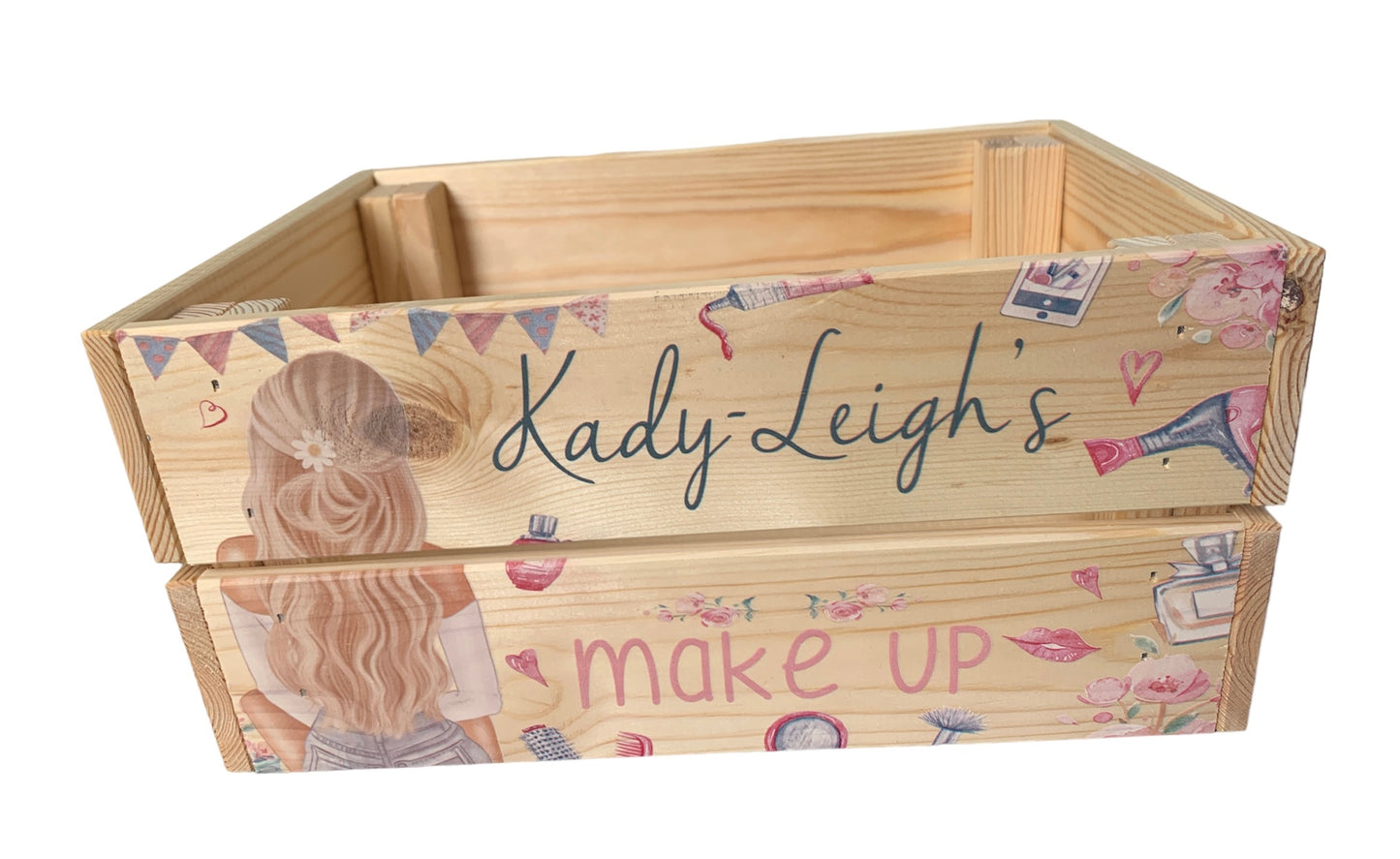 Make up personalised crate