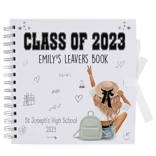 School leavers scrapbook