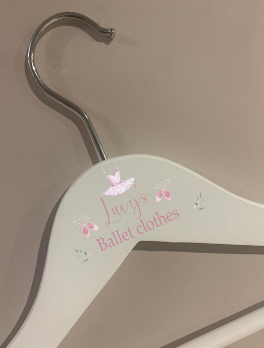 Personalised dance uniform hanger