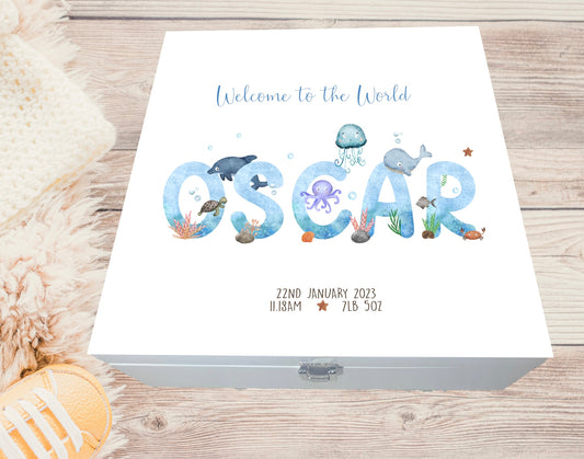 Luxury Ocean keepsake box